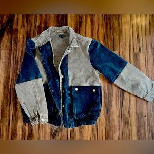 Women’s Fashion Nova cargo jacket black & brown